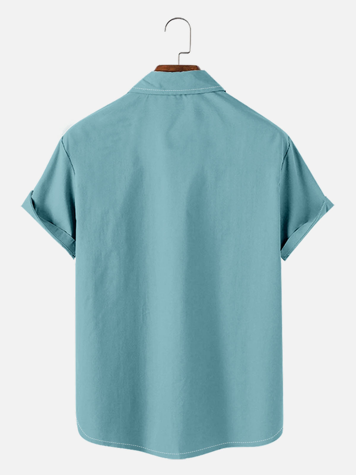 Art Pattern Spread Collar Short Sleeve Shirt For Men Modernist Geometric Diamond Drift Eleven Oasis