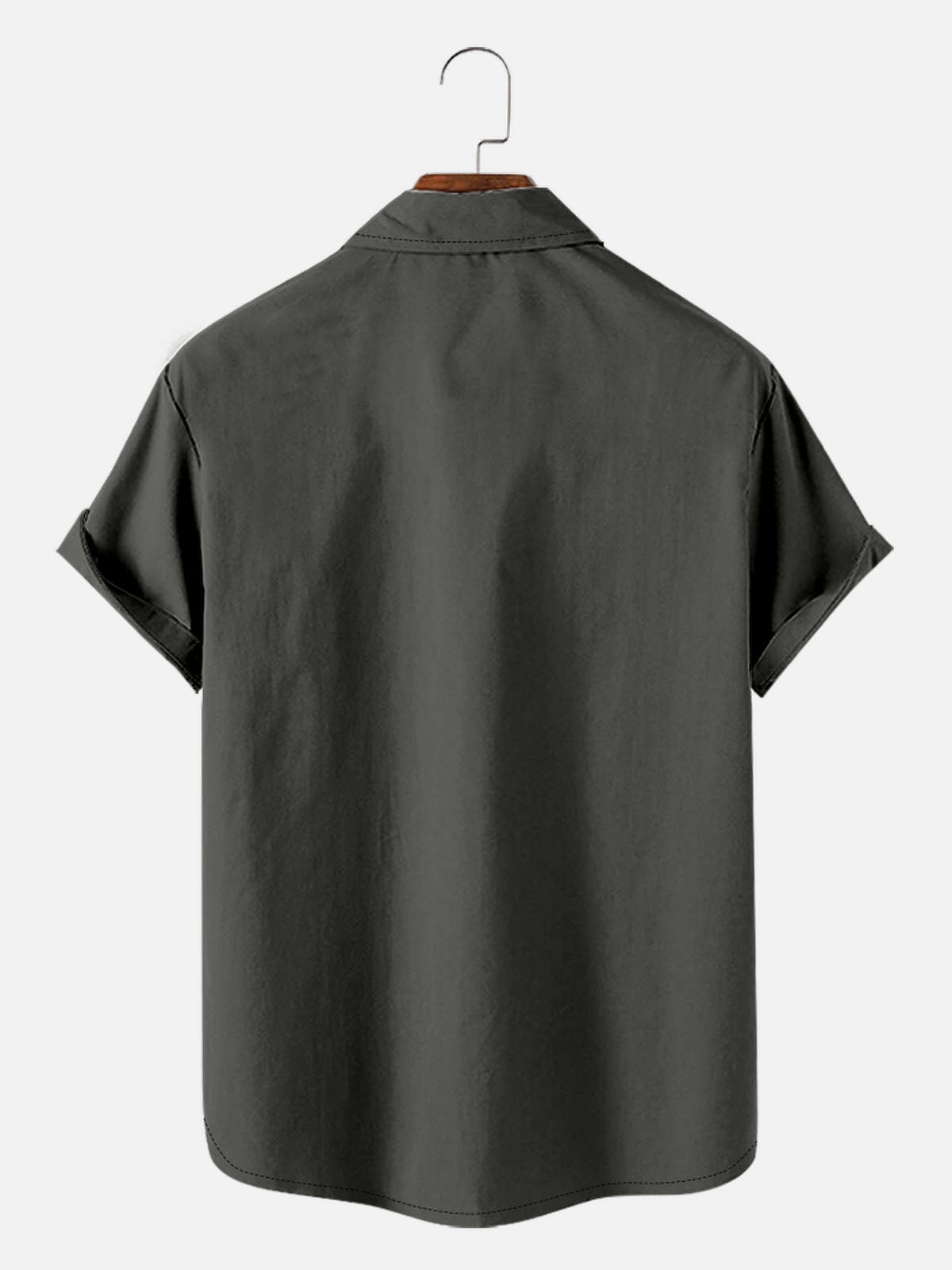 Men's Mid-Century Modern Abstract Bowling Short Sleeve Shirt Eleven Oasis