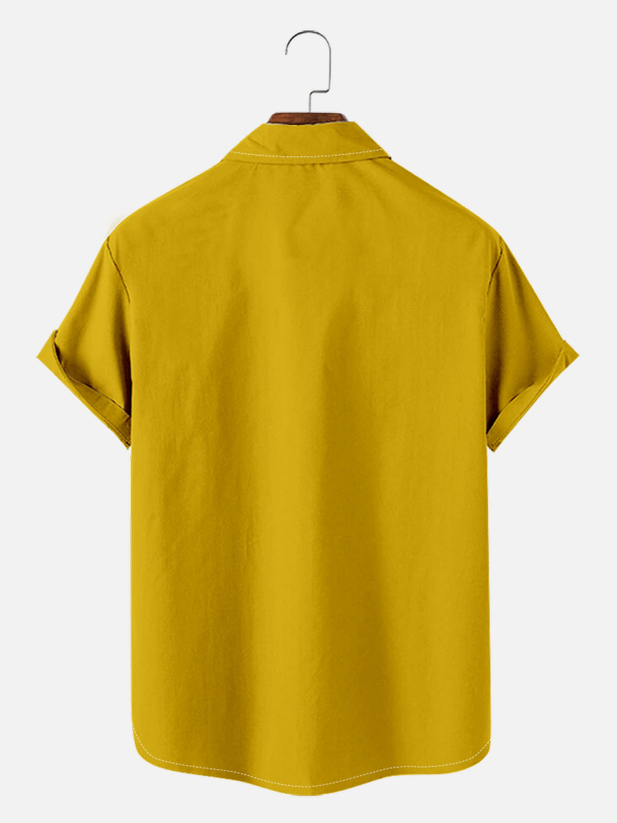 Men's Mid-Century Modern Abstract Bowling Short Sleeve Shirt Eleven Oasis