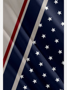 American Pride Spread Collar Short Sleeve Shirt For Men Classic Style Stars Eleven Oasis