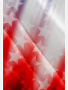 Tall Men's Gradient American Flag Stars Short Sleeve Shirt ElevenOasis