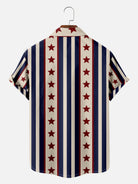 Men's American Pride Stars and Stripes Short Sleeve Shirt ElevenOasis