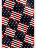 Tall Men's Patriotic Patchwork Americana Short Sleeve Shirt Eleven Oasis