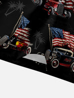 Men's American Hot Rod Patriotic Short Sleeve Shirt Eleven Oasis