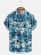 Men's Shark Species Short Sleeve Shirt Eleven Oasis