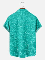 Men's Cool Shark Pool Party Short Sleeve Shirt Eleven Oasis