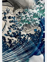 Men's Japanese Fishing Boat Shark Short Sleeve Shirt Eleven Oasis