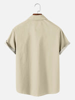 Men's Japanese Wave Shark Attack Short Sleeve Shirt Eleven Oasis