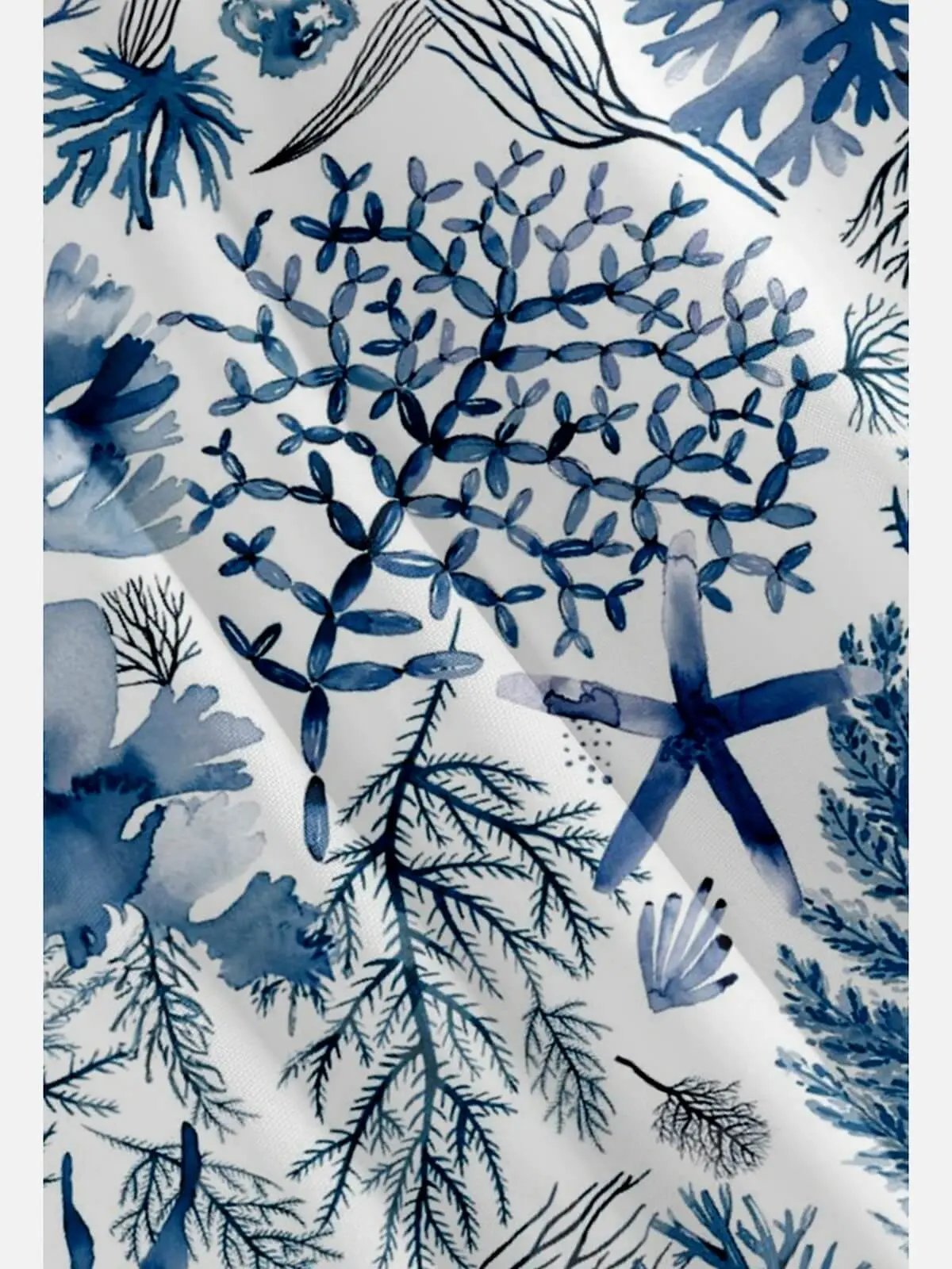 Tall Men's Ocean Reef Marine Life Hawaiian Short Sleeve Shirt Eleven Oasis