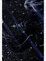 Tall Men's Cosmic Ocean Creatures Short Sleeve Shirt Eleven Oasis