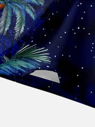 Men's Midnight Tropical Landscape Hawaiian Short Sleeve Shirt Eleven Oasis