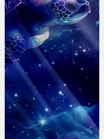Men's Cosmic Sea Turtle Galaxy Short Sleeve Shirt Eleven Oasis