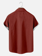 Men's Hammerhead Anchor Stripe Bowling Shirt Eleven Oasis