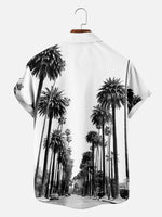 Men's California Boulevard Palm Short Sleeve Shirt Eleven Oasis