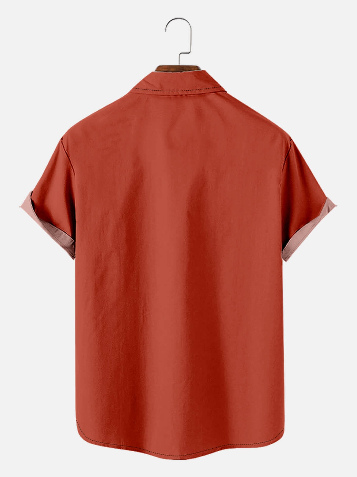 Men's Striped Everyday with Toucan in a Cocktail Glass Short Sleeve Casual Shirt ElevenOasis