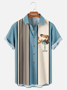 Men's Blue Casual Drawstring Shorts Eleven Oasis