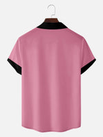 Men's Flamingo Bowling Short Sleeve Shirt Eleven Oasis
