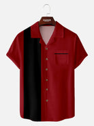 Men's Customizable Bowling Team Short Sleeve Shirt ElevenOasis