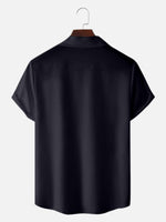 Men's Retro Trim Bowling Short Sleeve Shirt Eleven Oasis