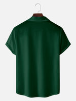 Men's Retro Trim Bowling Short Sleeve Shirt Eleven Oasis