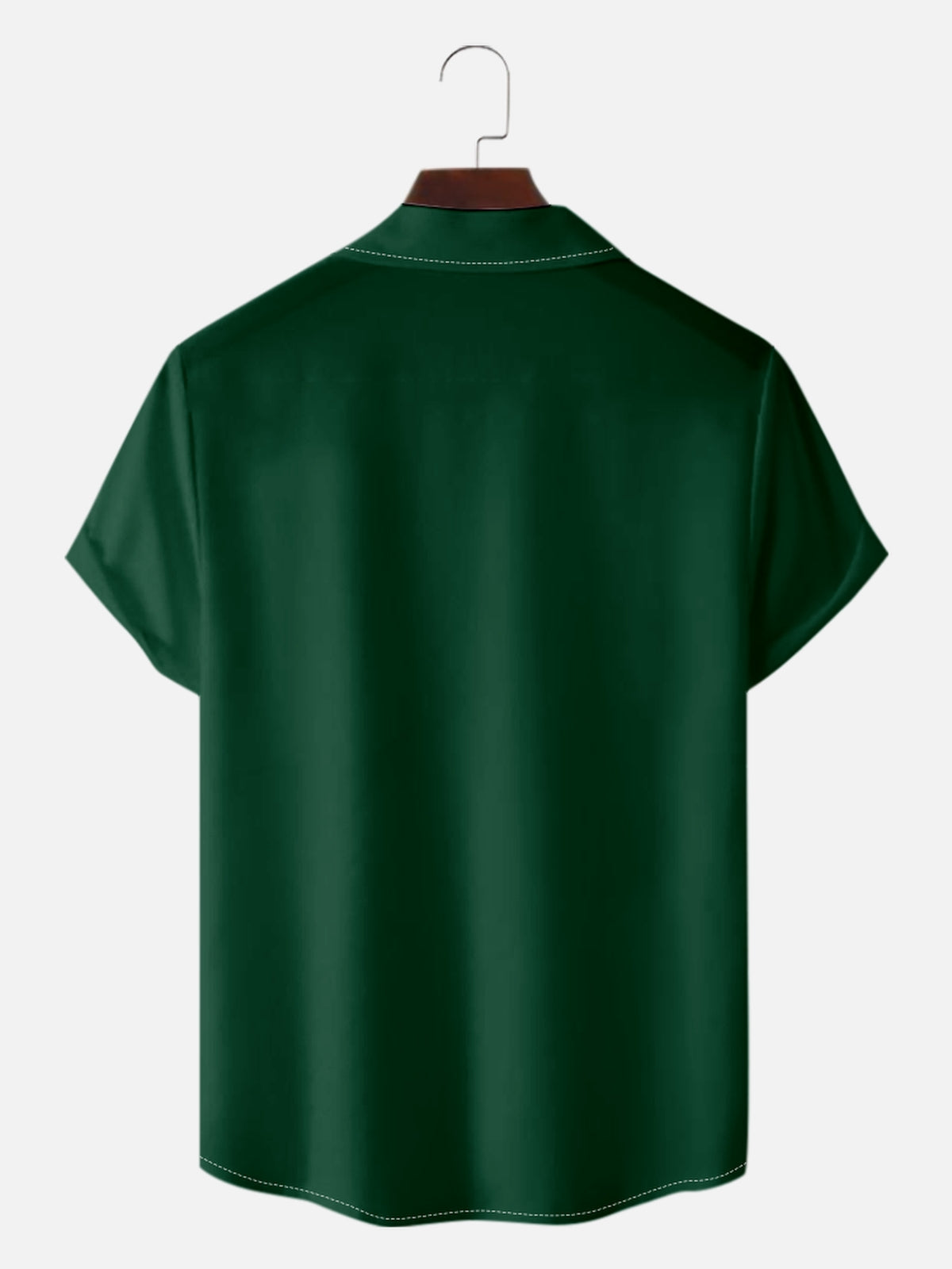 Men's Retro Trim Bowling Short Sleeve Shirt Eleven Oasis