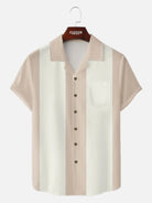 Men's Classic Customizable Bowling Style Short Sleeve Shirt ElevenOasis