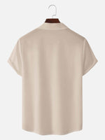Men's Classic Bowling Style Short Sleeve Shirt ElevenOasis