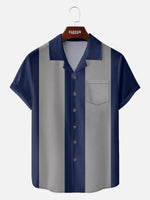 Men's Classic Bowling Style Short Sleeve Shirt ElevenOasis