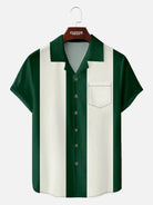 Men's Retro Bowling Short Sleeve Shirt ElevenOasis