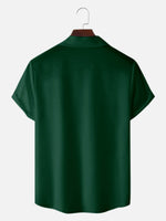 Men's Classic Bowling Style Short Sleeve Shirt ElevenOasis