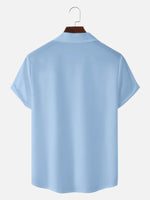 Men's Classic Bowling Style Short Sleeve Shirt ElevenOasis