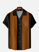 Men's Retro Bowling Short Sleeve Shirt ElevenOasis