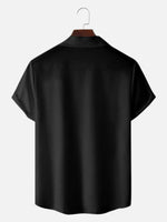 Men's Classic Bowling Style Short Sleeve Shirt ElevenOasis