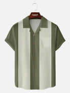 Men's Retro Bowling Short Sleeve Shirt ElevenOasis