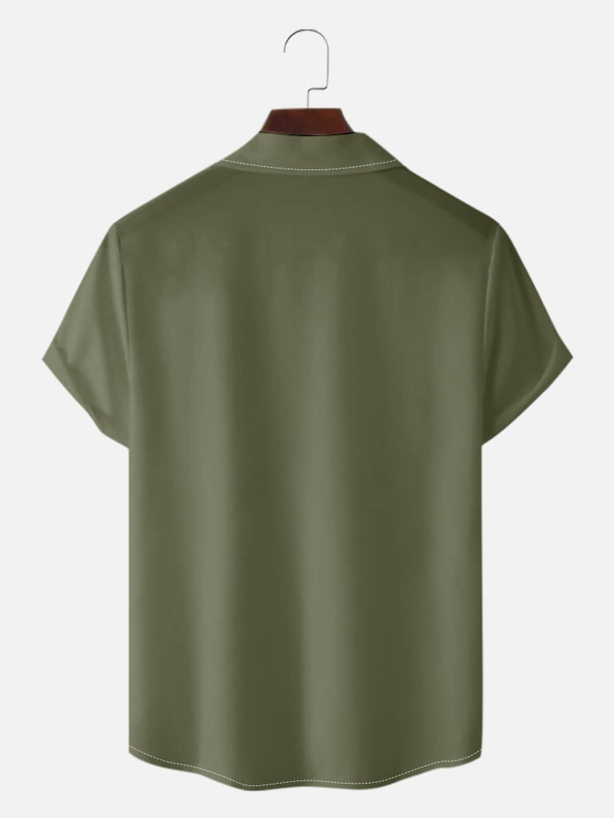 Men's Classic Bowling Style Short Sleeve Shirt ElevenOasis