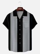 Men's Retro Bowling Short Sleeve Shirt ElevenOasis