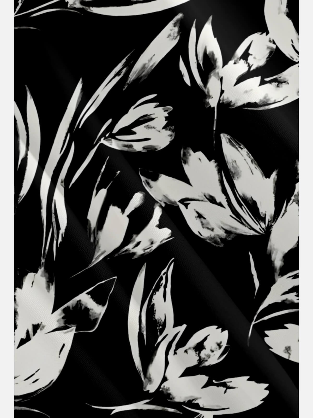 Men's Monochrome Floral Pattern Short Sleeve Shirt Eleven Oasis