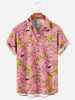 Men's Patrick Star Pattern Short Sleeve Shirt Eleven Oasis