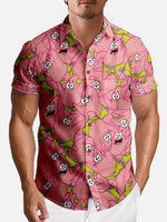 Men's Patrick Star Pattern Short Sleeve Shirt Eleven Oasis