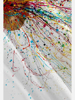 Men's Gramophone Paint Splash Short Sleeve Shirt Eleven Oasis