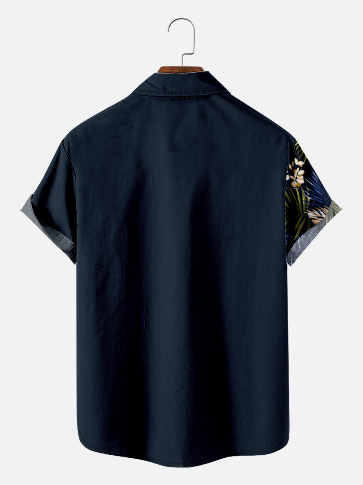 Men's Hawaii Retro Tropical Flora Short Sleeve Shirt ElevenOasis