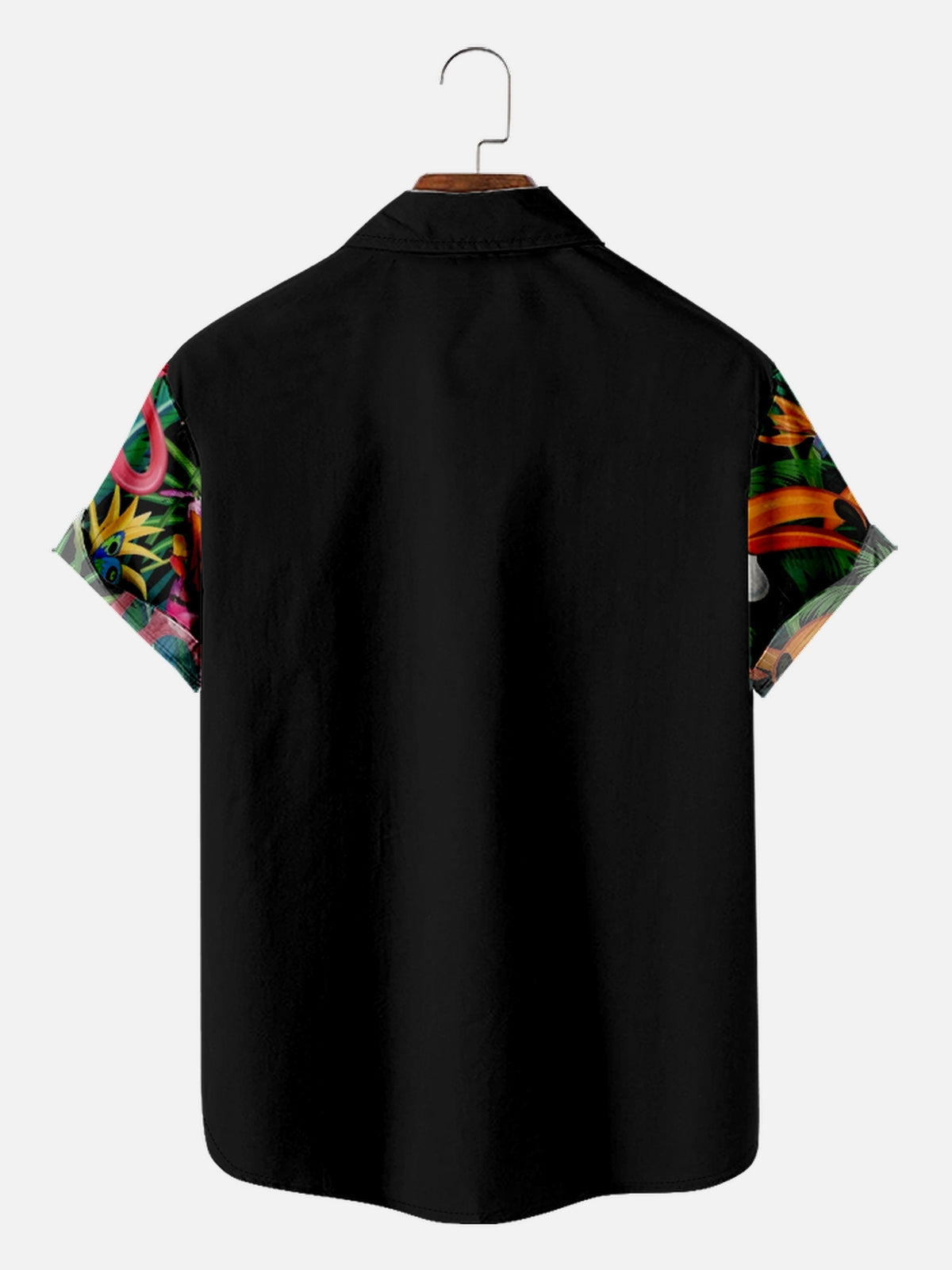Men's Hawaii Retro Tropical Flora Short Sleeve Shirt ElevenOasis