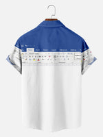 Men's Office Humor Excel Spreadsheet Short Sleeve Shirt ElevenOasis