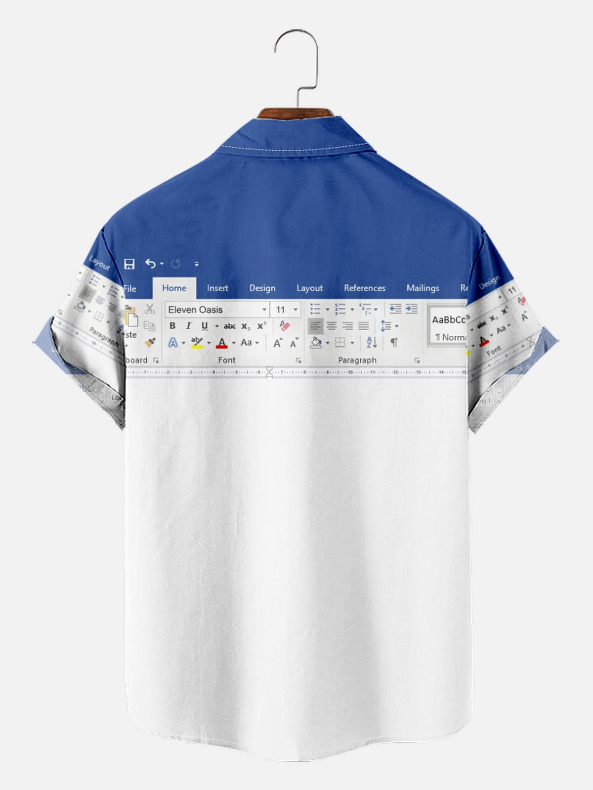 Men's Office Humor Excel Spreadsheet Short Sleeve Shirt ElevenOasis