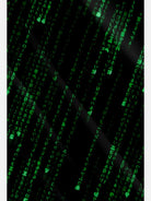 Men's Matrix Code Movie Short Sleeve Shirt Eleven Oasis