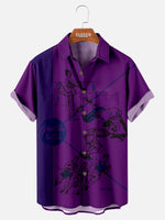 Tall Men's Pop Culture 70's-80s Nostalgia Short Sleeve Shirt ElevenOasis