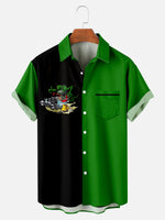 Men's Rat Fink Hot Rod Pinstripe Short Sleeve Shirt ElevenOasis