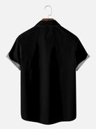 Men's Ombre Bowling Short Sleeve Shirt ElevenOasis