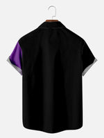 Tall Men's Gradient Palm Tree Hawaiian Short Sleeve Shirt ElevenOasis