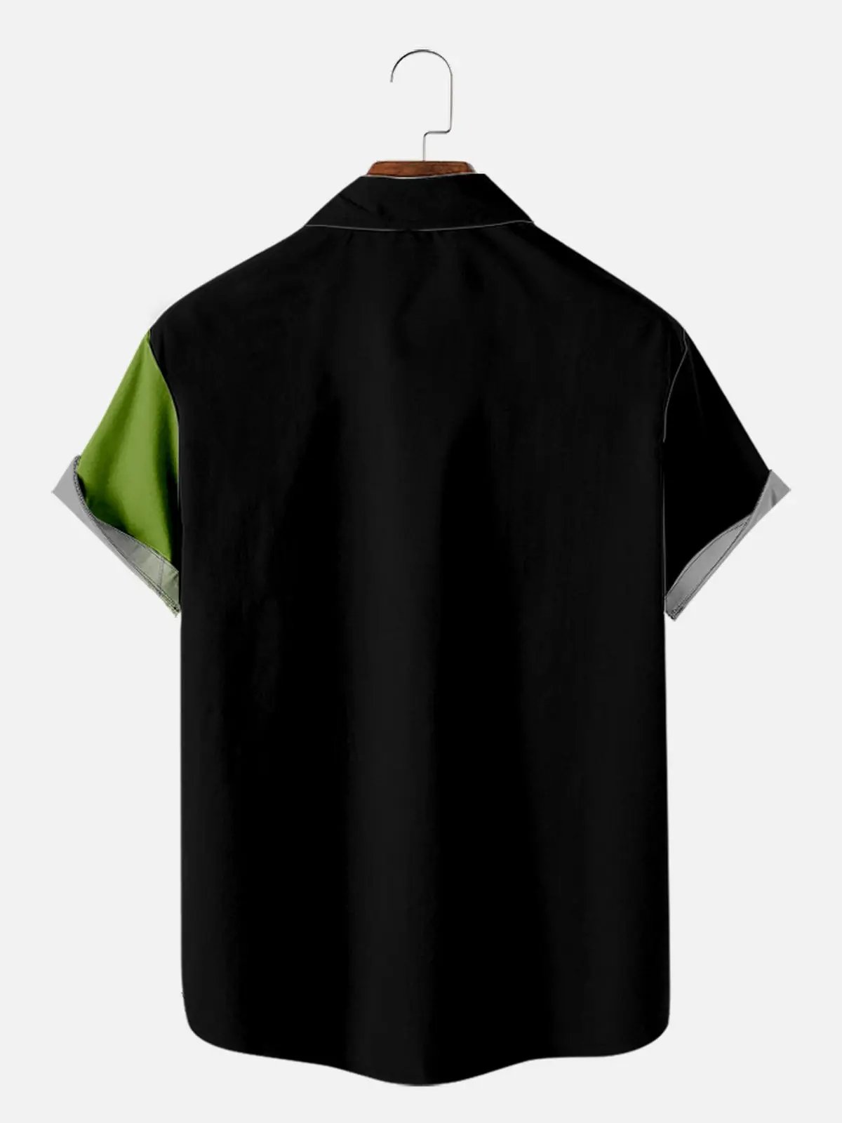 Tall Men's Gradient Palm Tree Hawaiian Short Sleeve Shirt ElevenOasis